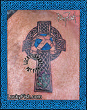 Scottish Soccer Celtic Cross Tattoo Design