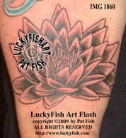 Blooming Lotus Tattoo Design