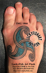 Fluid Motion Celtic Tattoo Design