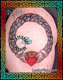 Enduring Claddagh Ring Celtic Tattoo Design