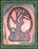Ancient Roots Newgrange Tree Irish Tattoo Design