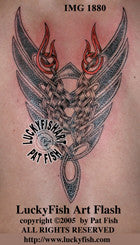 Arise in Flames Celtic Tattoo Design