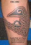 Cat Crow Spirit Band Celtic Tattoo Design