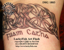 Faith Within Celtic Knot Tattoo Design