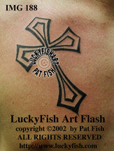 Gothic Cross Christian Tattoo Design 1