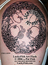 Wizard Tree of Life Celtic Tattoo Design