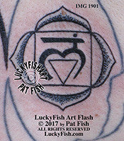 Lotus Petal Root Base Chakra Tattoo Design