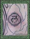 Root Base Lotus Petal Chakra Tattoo Design