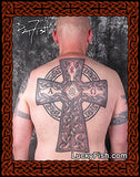 Alpha & Omega Cross Tattoo Design