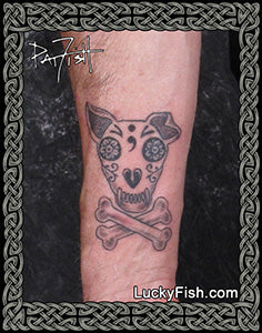 Perro de los Muertos Tattoo Design