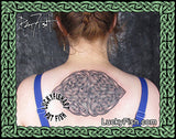 Traveler's Knot Celtic Oval Tattoo Design
