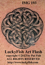 Merlin's Knot Celtic Tattoo Design 1