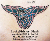 Dancing Heart Celtic Tattoo Design 1