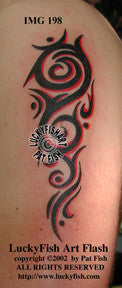 Tribal Heat Tattoo Design 1