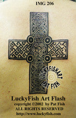 Brian Boru's Cross Celtic Tattoo Design 1