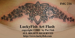 Ivy of Fidelity Celtic Tattoo Design 1