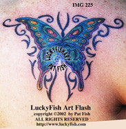 Flutterby Tattoo Design 1