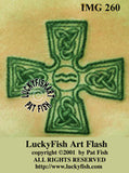 Aquarian Age Cross Celtic Tattoo Design 2