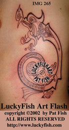 Viking Seaserpent Tattoo Design 1