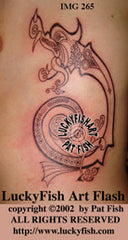 Viking Seaserpent Tattoo Design 1