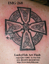 Legacy Cross Celtic Tattoo Design 1