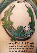 Lucky Horseshoe Tattoo Design 1