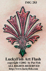 Gilly Flower Tattoo Design 1