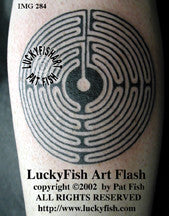 Labyrinth Tattoo Design 1