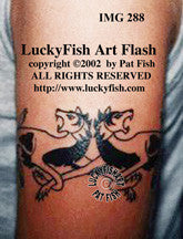 Wolf Band Tattoo with Celtic Design – LuckyFish Art