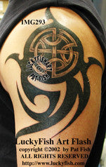 Nuclear Warrior Celtic Tattoo Design 1
