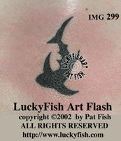 Sharkbait Tribal Shark Tattoo Design