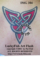 Wing Knot Celtic Tattoo Design 1