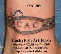 Memory Band Celtic Tattoo Design 1