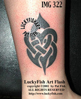 Tribal Heart Tattoo Design 1