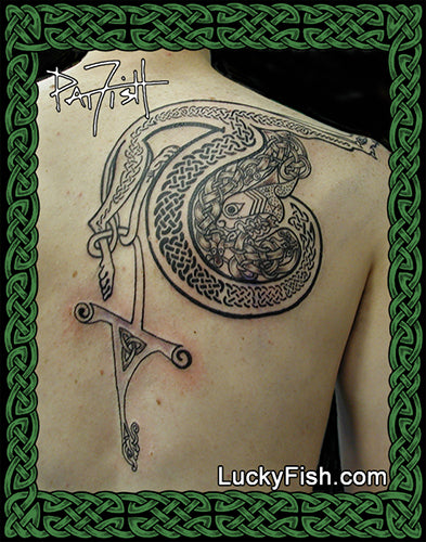 Kells Lion Celtic Tattoo Design
