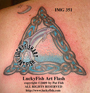 Dolphin Dream Celtic Tattoo Design 1
