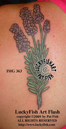 Lavender Tattoo Design 1