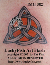 Classic Trinity Knot Celtic Tattoo Design 1