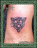 Classic Trinity Knot Celtic Tattoo Design 6