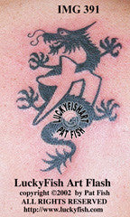 Strength Dragon Chinese Tattoo Design 1