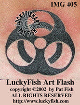 Biohazard Symbol Tattoo Design 1
