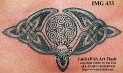 Knot Bracket Celtic Tattoo Design 1