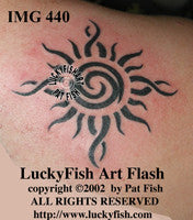 Mark of the Sun Tribe Tattoo Design 1