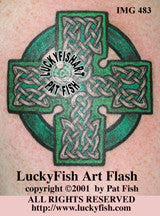 County Cork Cross Celtic Tattoo Design 1
