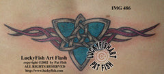 Triple Goddess Knot Celtic Tattoo Design 1