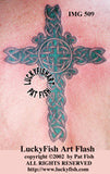 Ropework Cross Celtic Tattoo Design 1