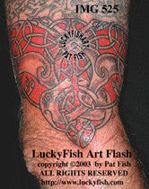 Fierce When Provoked Celtic Tattoo Design 1