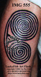 Astronomical Swirls Celtic Tattoo Design 1