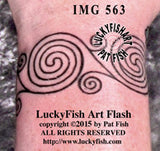 La Tene Swirls Celtic Tattoo Design 1