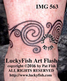 La Tene Swirls Celtic Tattoo Design 4